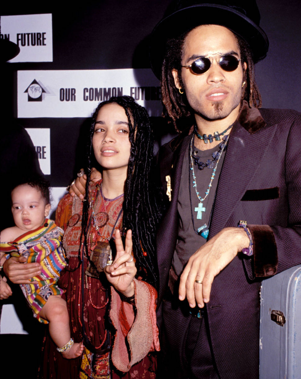 Lisa Bonet and Lenny Kravitz
